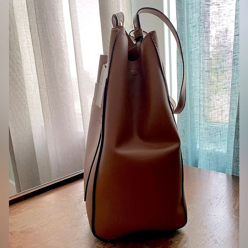 Nanette Lepore Vegan Leather Tote Handbag - Picture 2 of 11